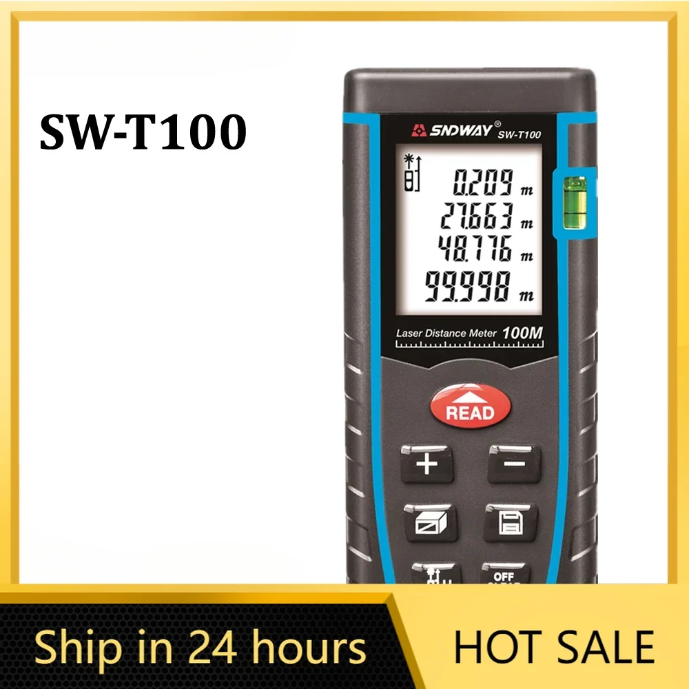 Stanley Tape 25Ft - SNDWAY Laser Distance Meter 40m 70m
